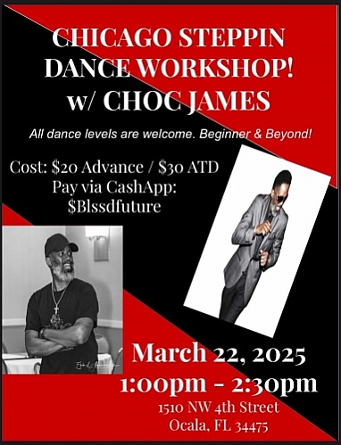 Choc James, Chicago Steppin Dance Workshop