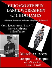 Choc James, Chicago Steppin Dance Workshop