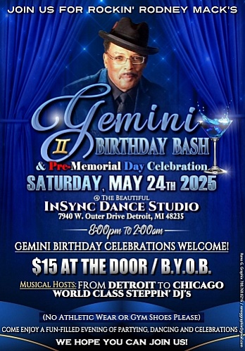 Rockin' Rodney Mack, Gemini Birthday Bash