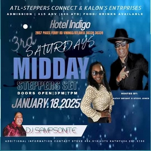 ATL-Steppers Connect, 3rd Saturday Midday Steppers Set