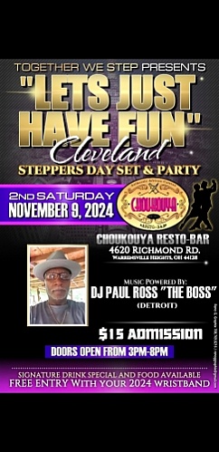 Together We Step, Cleveland Steppers Day Set & Party