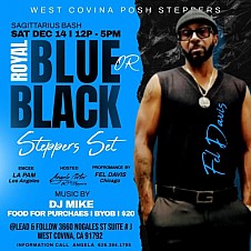 West Covina Posh Steppers, Royal Blue or Black Steppers Set